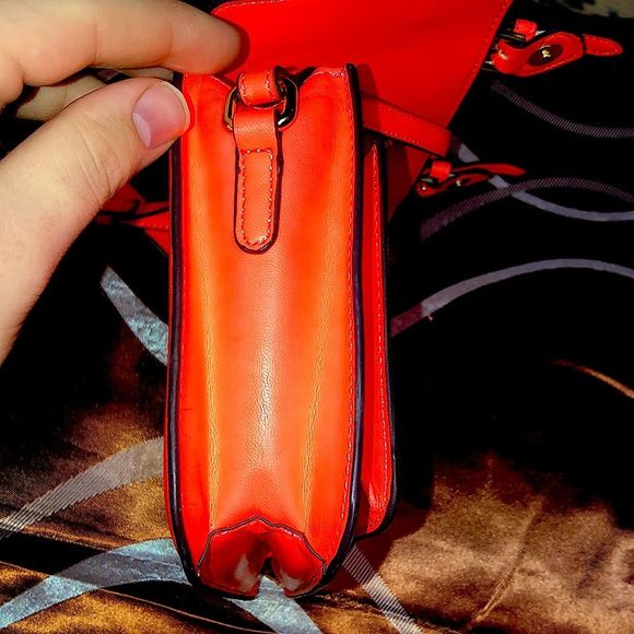 Neon Orange Steven by Steven Madden Cross Body Purse - Picture 14 of 15